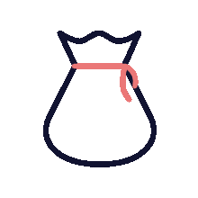 money-bag-outline